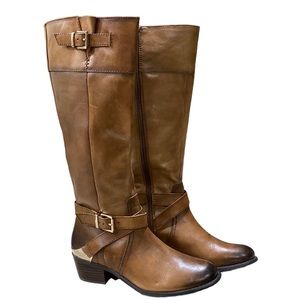 Arturo Ching At-Frayda2 Cognag Leather Riding Equestrian Boots Size 6.5